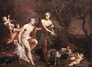 AMIGONI, Jacopo Venus and Adonis uj oil